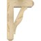 Ekena Millwork Funston Craftsman Rough Sawn Bracket w/ Offset Brace, Douglas Fir, 6"W x 16"D x 24"H BKT0604X16X24FST04RDF - alternate 2